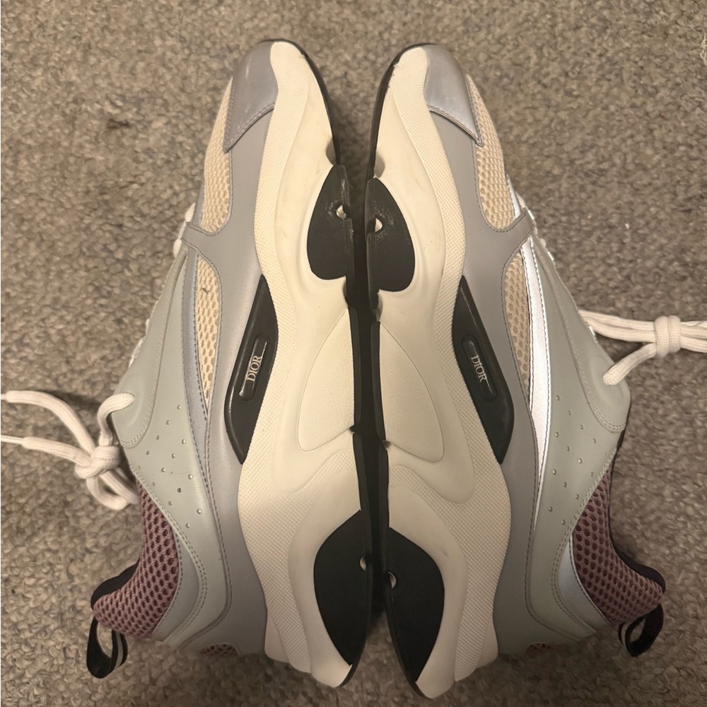 Dior Athletic Shoes in Cream and Silver - Picture 3 of 9